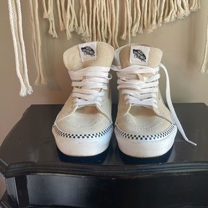 🔥❤️ Suede Beige Vans off-the-wall